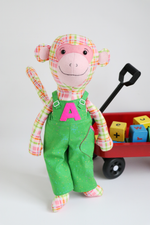 Load image into Gallery viewer, Archie: Monkey sewing pattern
