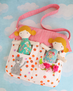 Load image into Gallery viewer, Doll House: doll and bag sewing pattern
