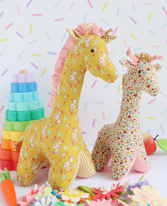 Flannery & Ferg: giraffe sewing pattern