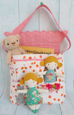 Load image into Gallery viewer, Doll House: doll and bag sewing pattern
