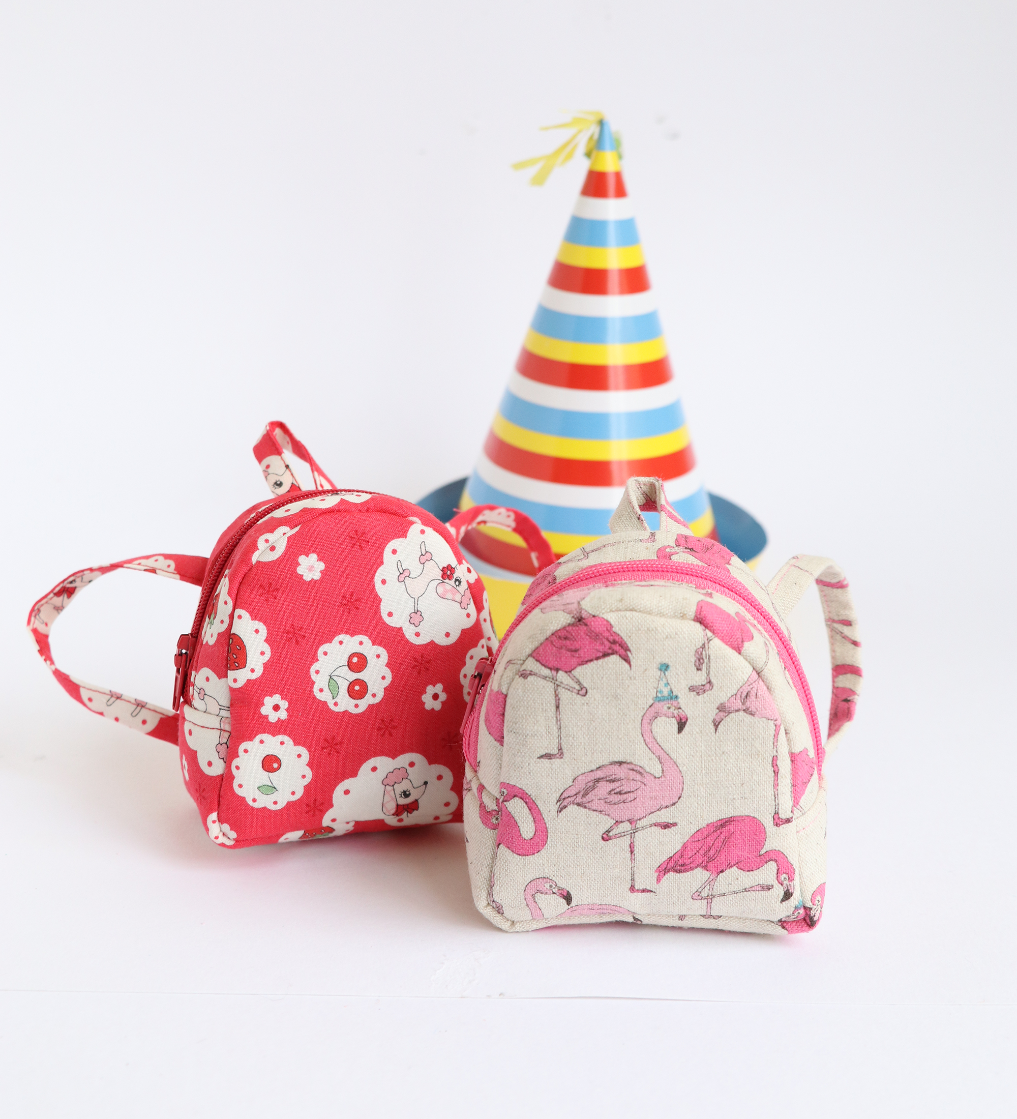 Bitty Backpacks: Mini backpack sewing pattern