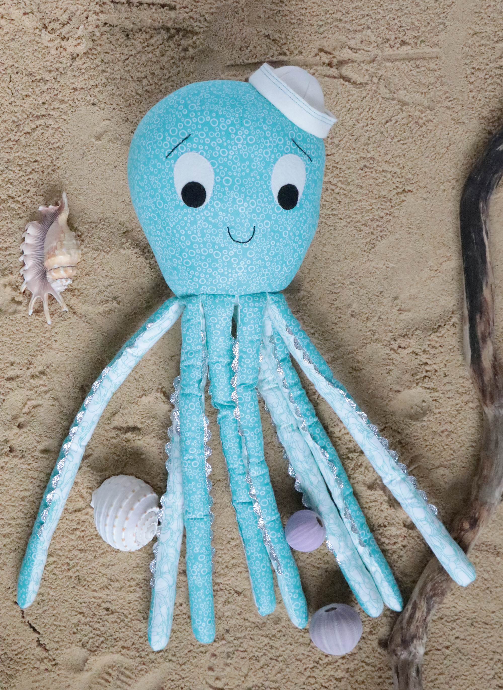 Brighton: Octopus sewing pattern.