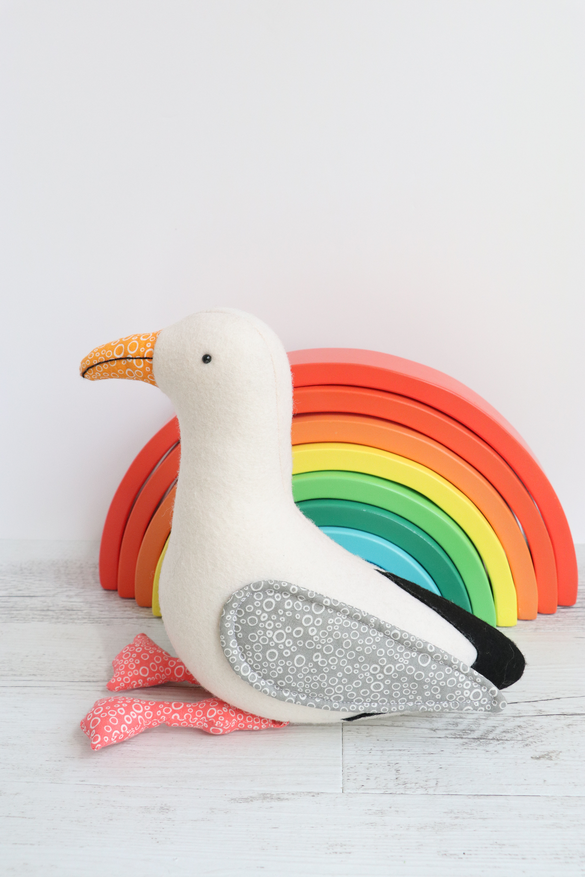 Gary & Glen: Seagull sewing pattern