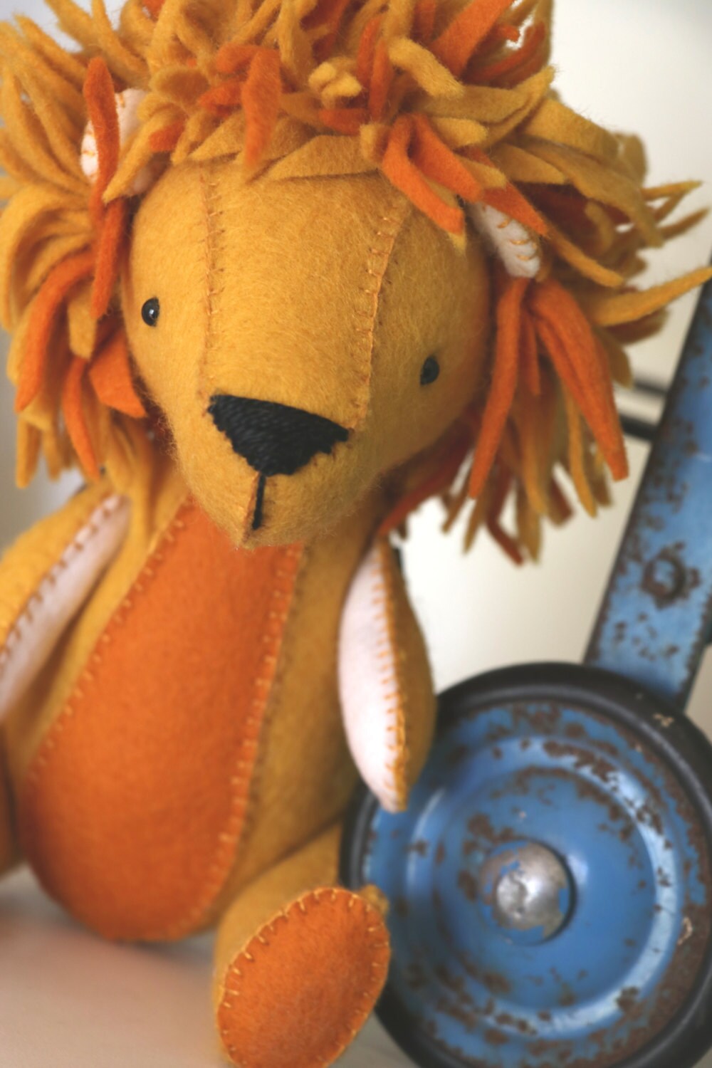 L is for Lion: Lion sewing pattern