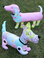 Load image into Gallery viewer, Sally &amp; Smith : Sausage dog and Scotty Dog sewing pattern
