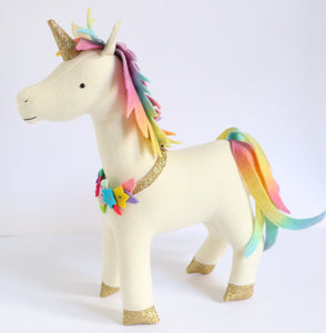 Stable Mates: Unicorn, horse, donkey sewing pattern