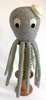 Load image into Gallery viewer, octopus toy in grey
