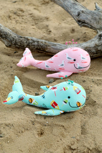 Pin Whale: whale pincushion sewing pattern