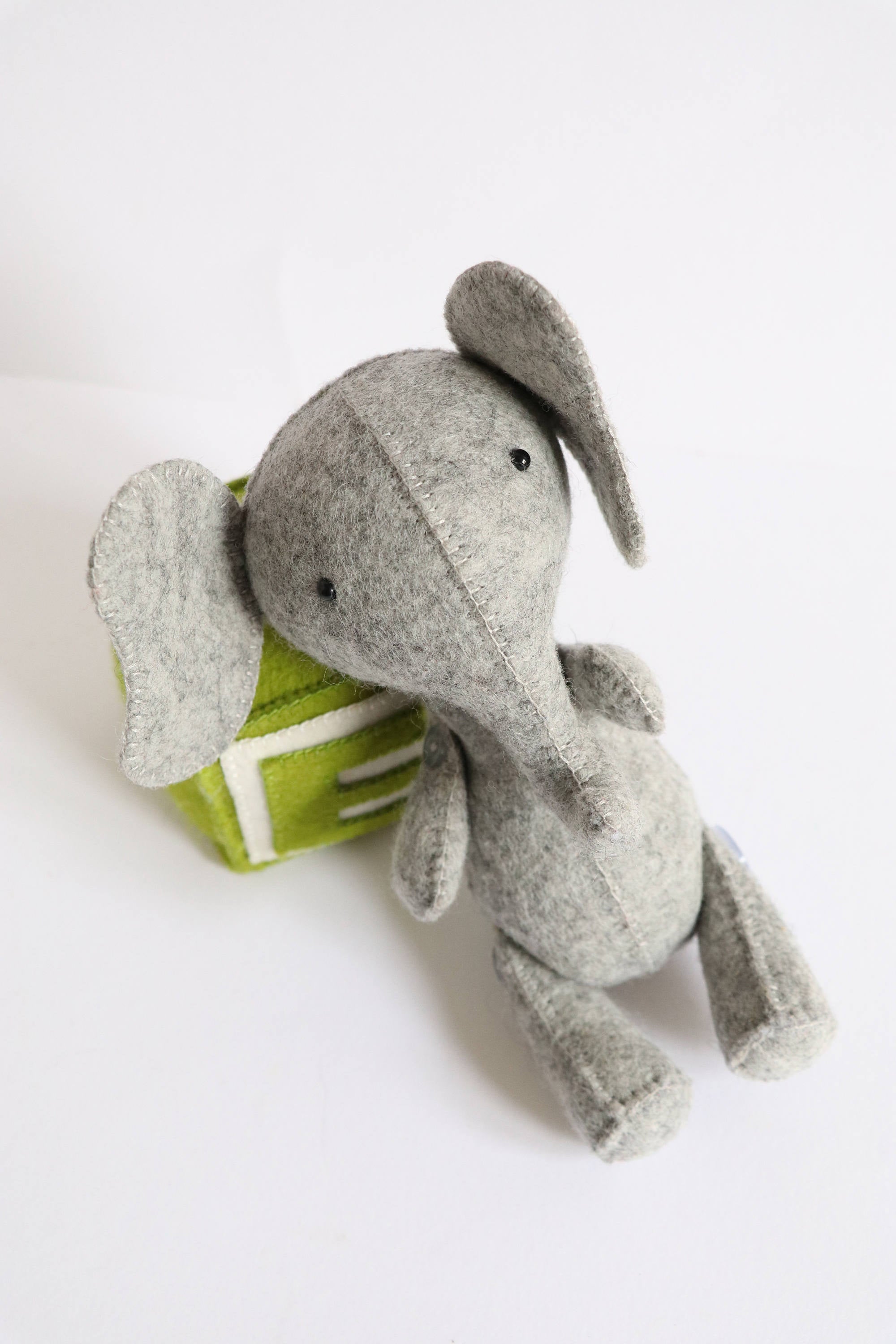 E is for elephant sewing pattern by Jodie Carleton of ric rac