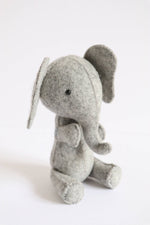 Load image into Gallery viewer, E is for elephant: Hand sewn elephant sewing pattern
