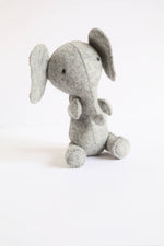 Load image into Gallery viewer, small grey felt elephant
