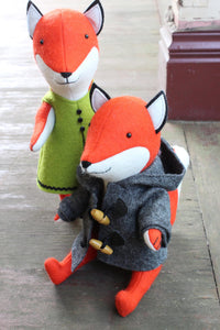 Ginger and Blue: Fox sewing pattern