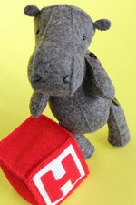 Load image into Gallery viewer, H is for Hippo: Hippo sewing pattern
