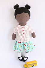 Load image into Gallery viewer, Ginger: doll sewing pattern with clothes
