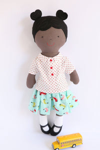 Ginger: doll sewing pattern with clothes