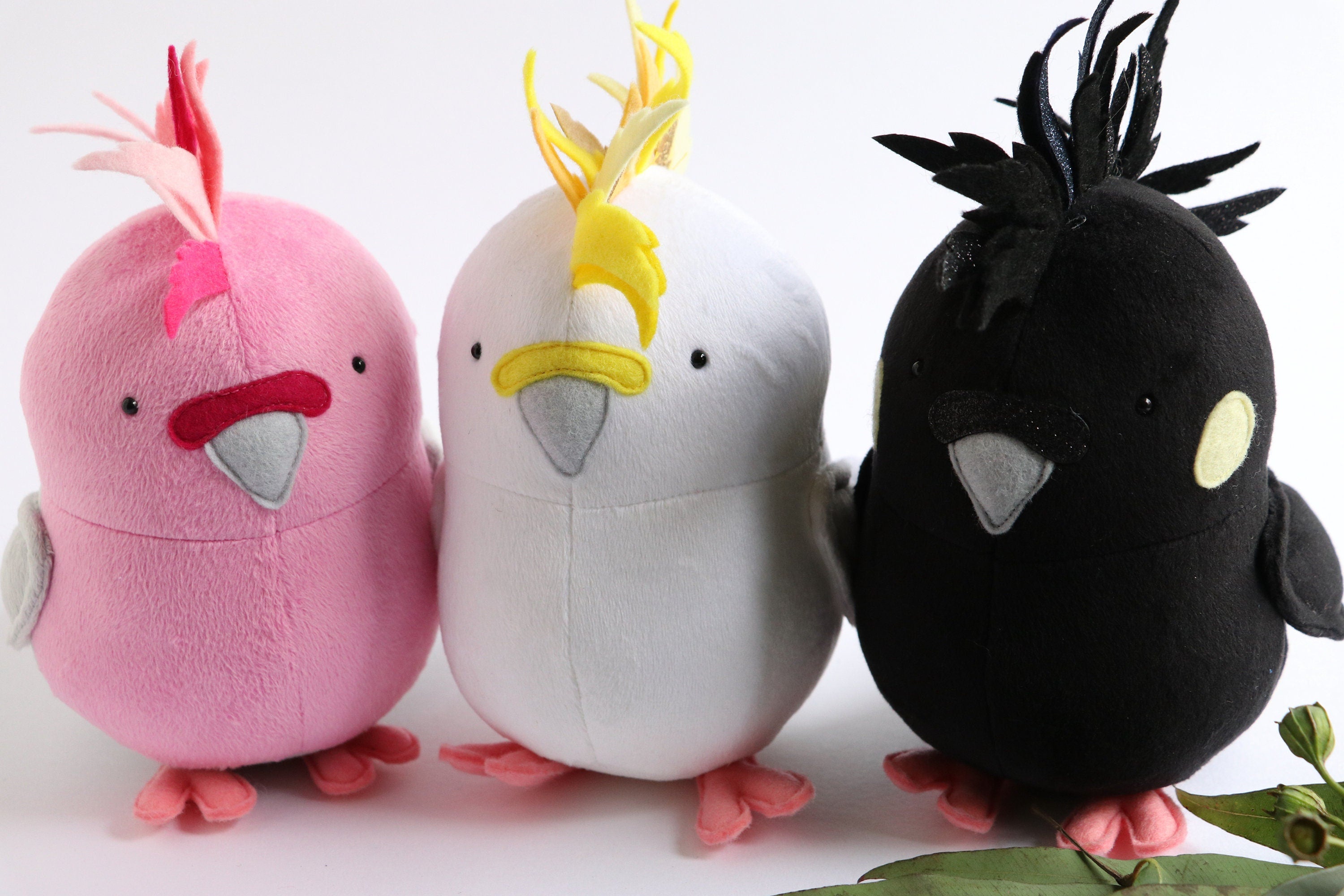 Flock: Cockatoo, Budgie, Galah sewing pattern and more