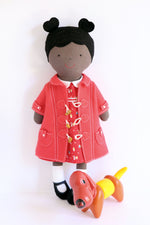 Load image into Gallery viewer, Ginger: doll sewing pattern with clothes
