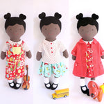 Load image into Gallery viewer, Ginger: doll sewing pattern with clothes
