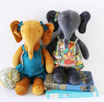 Load image into Gallery viewer, Sunday best: elephant sewing pattern with romper
