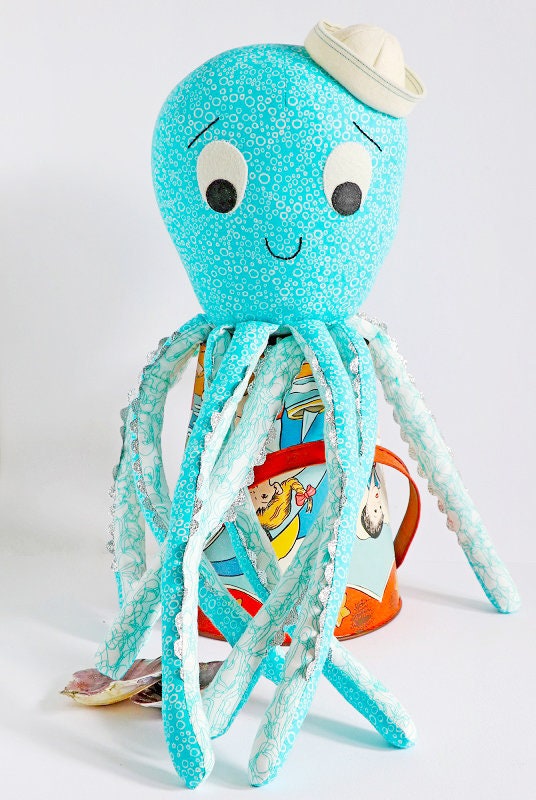 blue octopus sewing pattern