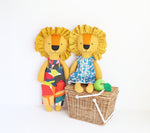 Load image into Gallery viewer, Dandy Lions: Lion sewing pattern with clothes
