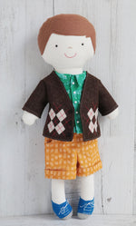 Load image into Gallery viewer, Henry: Boy doll with lots of clothes sewing pattern
