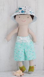 Load image into Gallery viewer, Henry: Boy doll with lots of clothes sewing pattern
