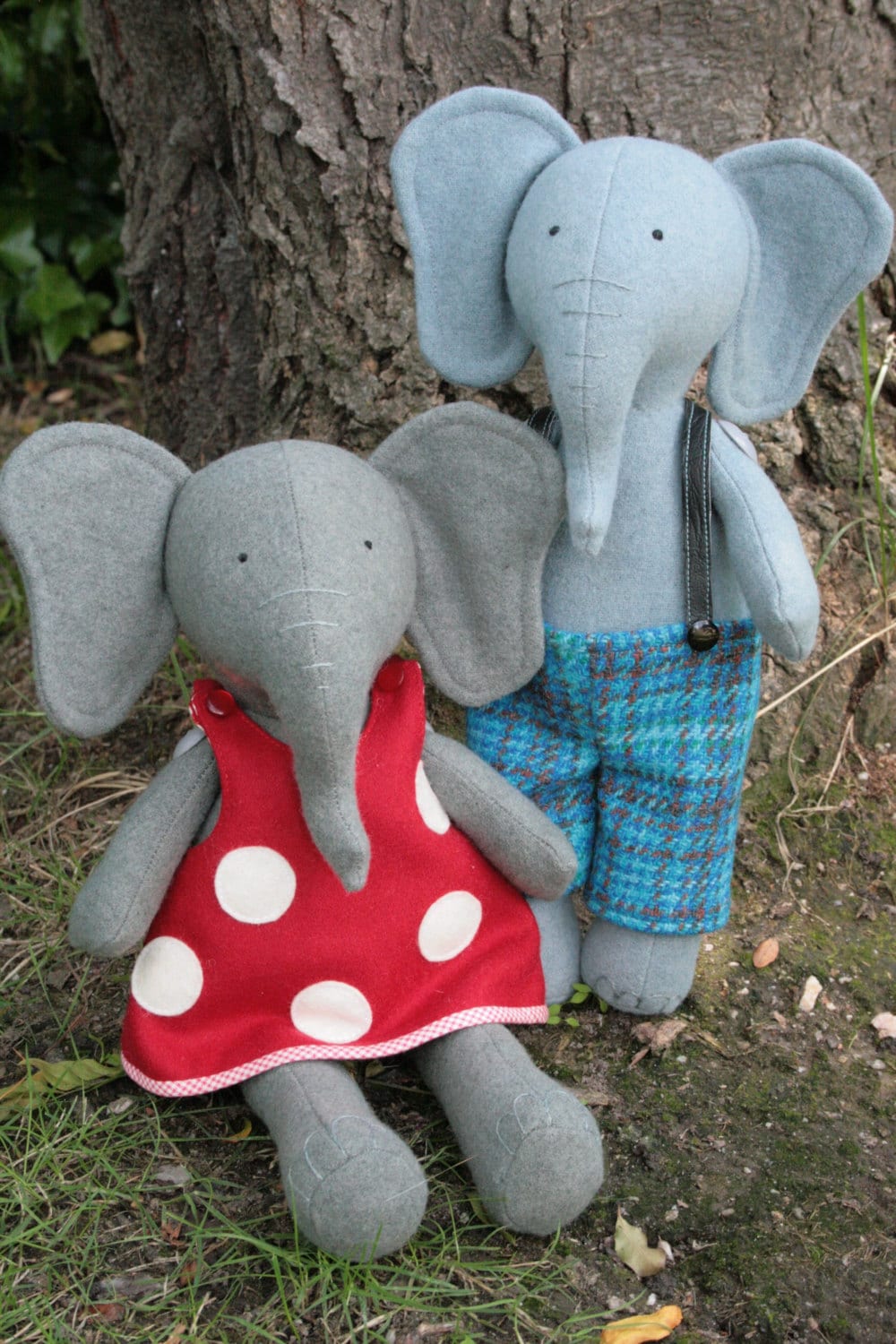 Elephant sewing pattern by Jodie Carleton of Ric Rac