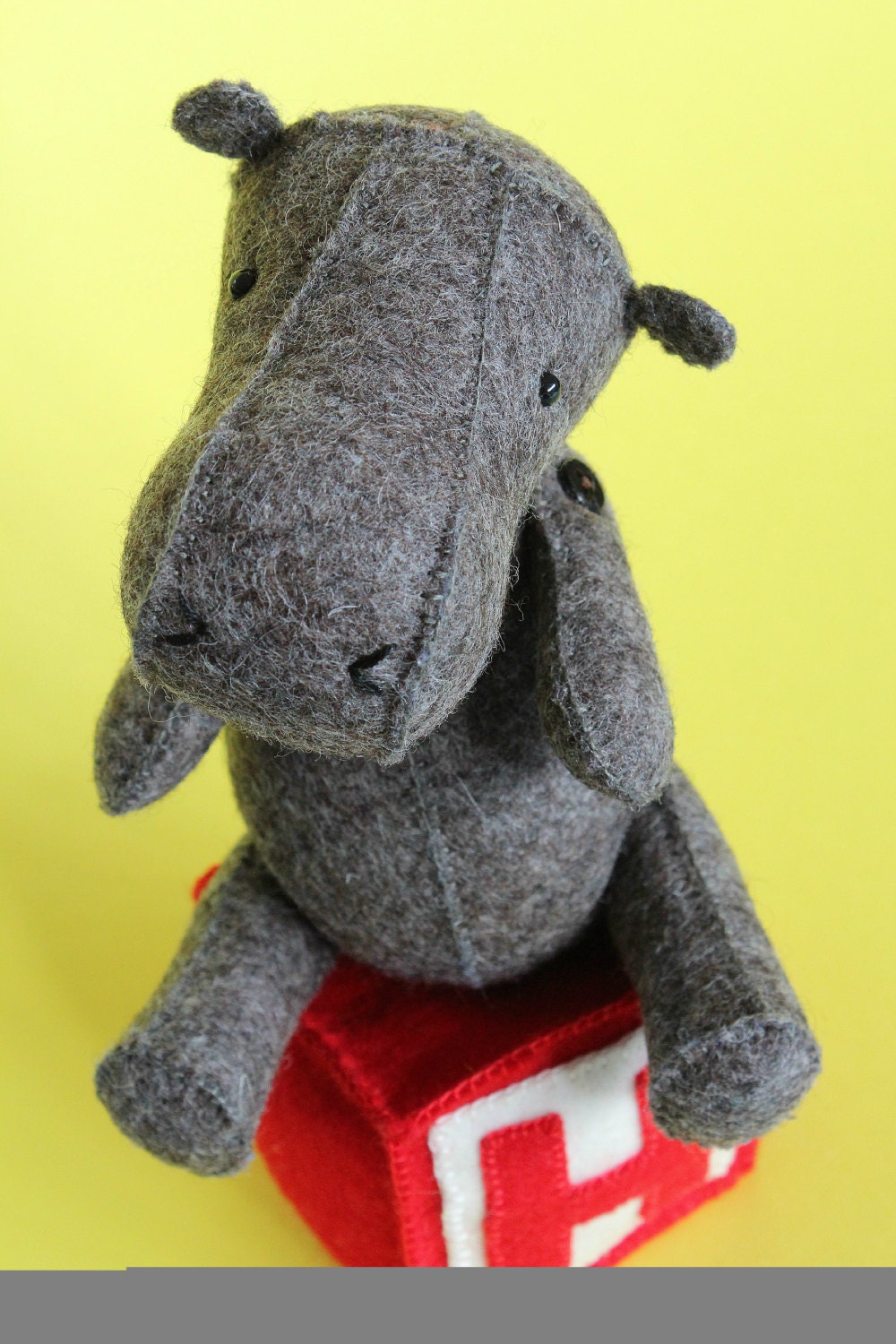 H is for Hippo: Hippo sewing pattern