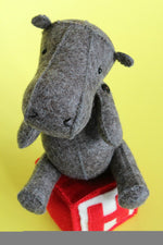 Load image into Gallery viewer, H is for Hippo: Hippo sewing pattern
