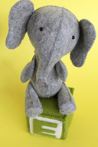 E is for elephant sewing pattern by Jodie Carleton of ric rac