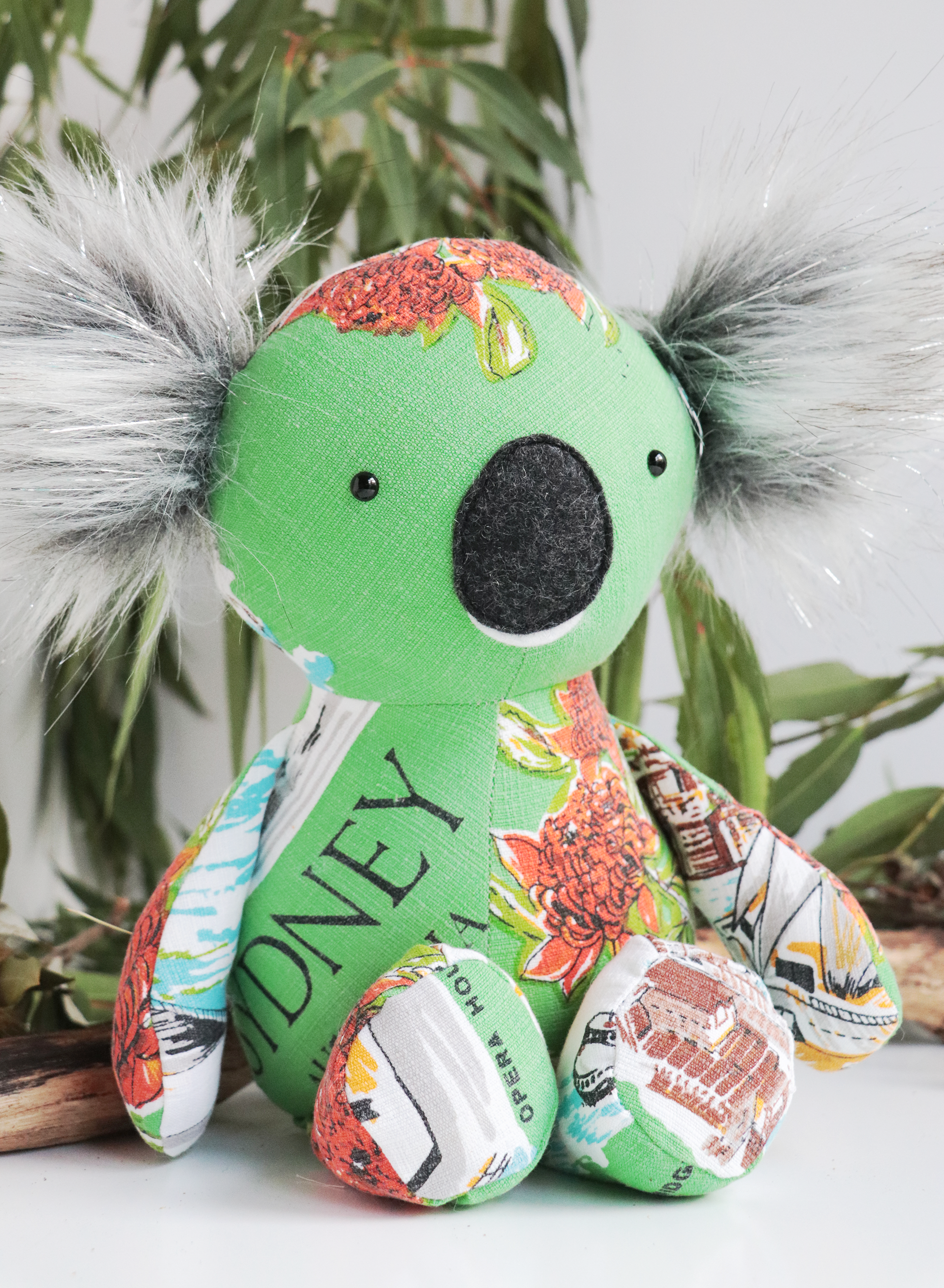 Banjo & Blue : koala sewing pattern