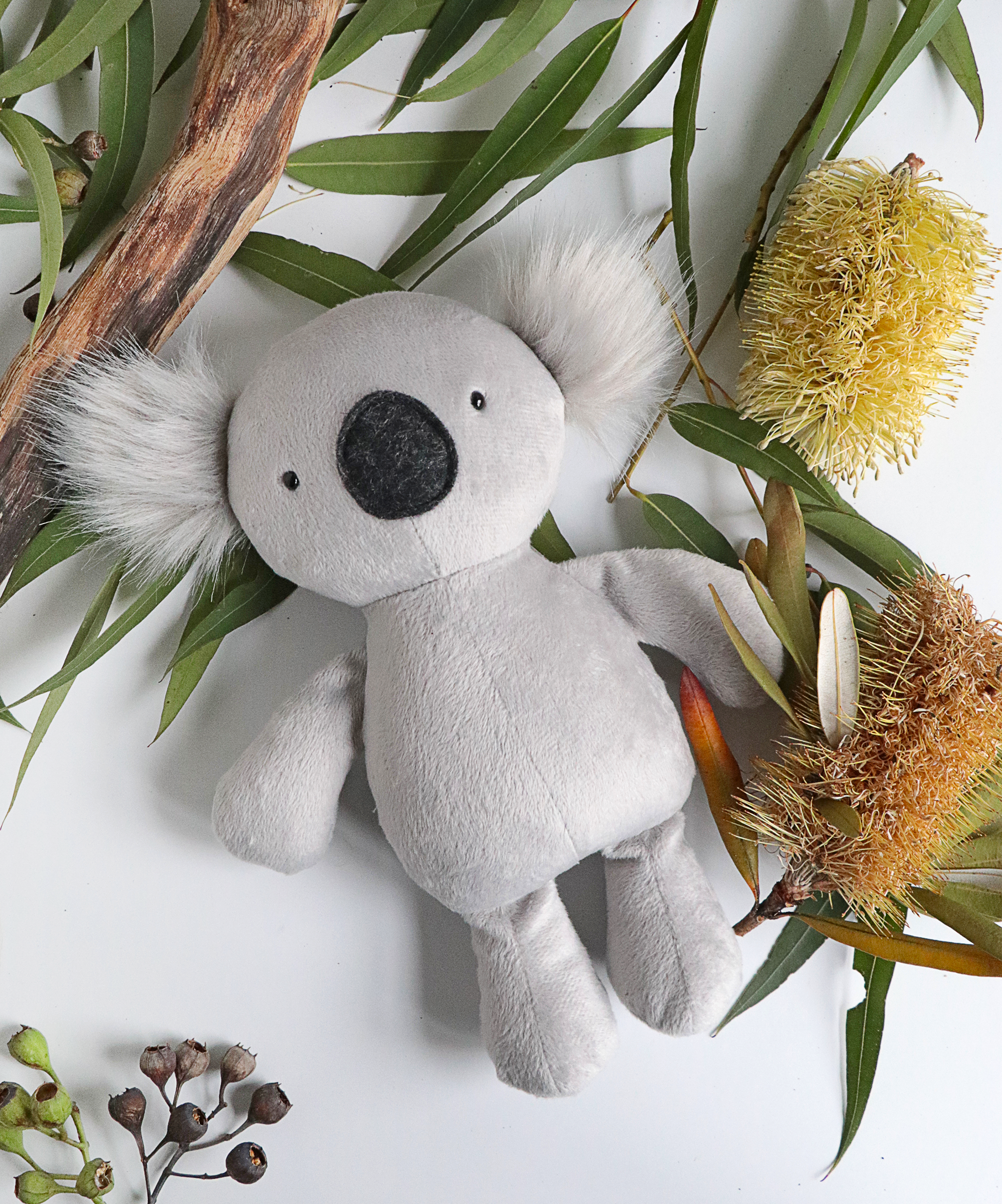 Banjo & Blue : koala sewing pattern