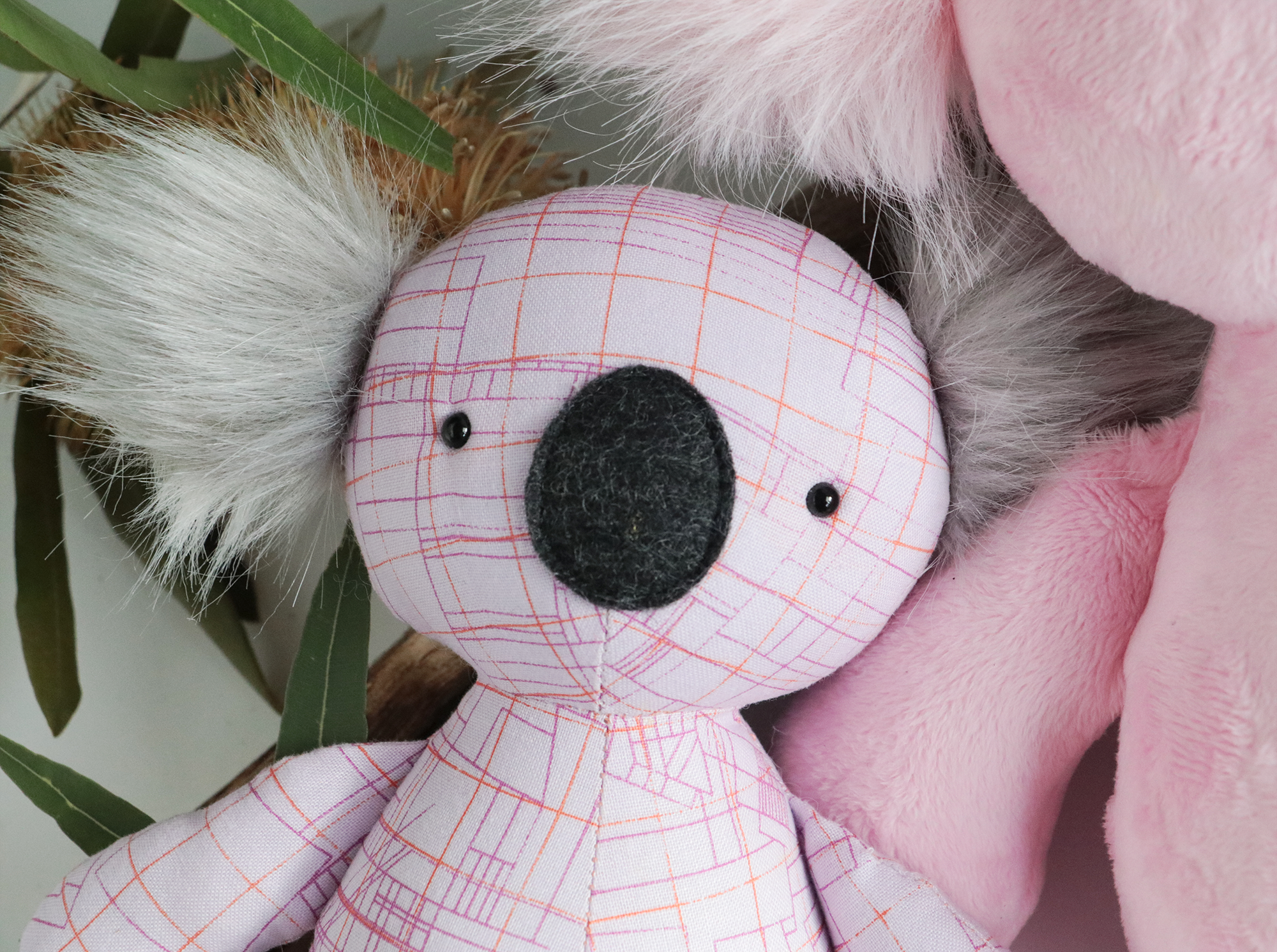 Banjo & Blue : koala sewing pattern