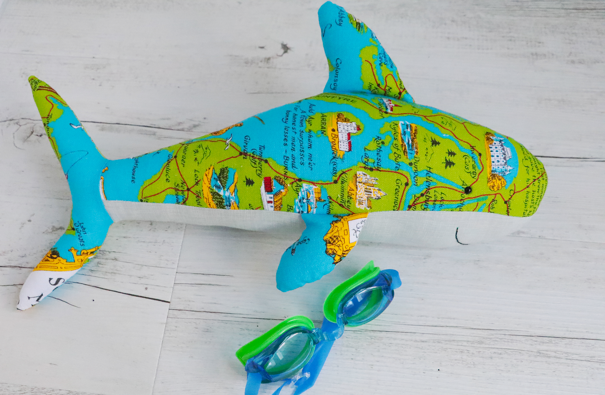 Shark Tank: Shark sewing pattern